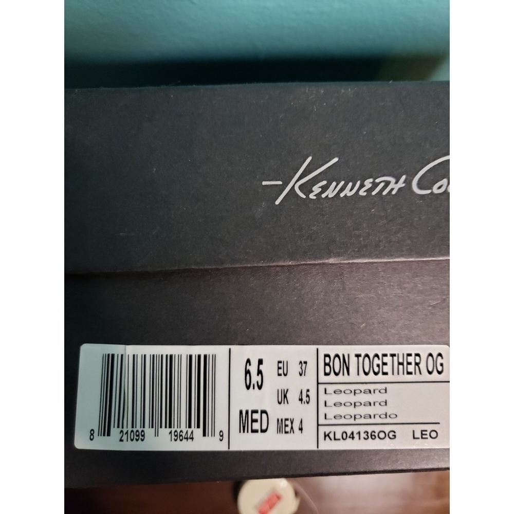 Kenneth Cole Bon-Together Leopard Calfhair Heels Size 6.5 - Picture 9 of 11